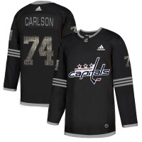 Adidas Washington Capitals #74 John Carlson Black_1 Authentic Classic Stitched NHL Jersey