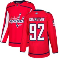 Adidas Washington Capitals #92 Evgeny Kuznetsov Red Home Authentic Stitched NHL Jersey