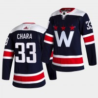 Adidas Washington Capitals #33 Zdeno Chara Men's 2021-22 Alternate Authentic NHL Jersey - Black