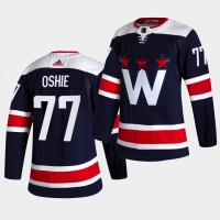 Adidas Washington Capitals #77 T.J. Oshie Men's 2021-22 Alternate Authentic NHL Jersey - Black