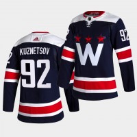 Adidas Washington Capitals #92 Evgeny Kuznetsov Men's 2021-22 Alternate Authentic NHL Jersey - Black
