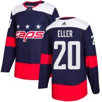 Adidas Washington Capitals #20 Lars Eller Navy Authentic 2018 Stadium Series Stitched NHL Jersey