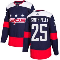 Adidas Washington Capitals #25 Devante Smith-Pelly Navy Authentic 2018 Stadium Series Stitched NHL Jersey