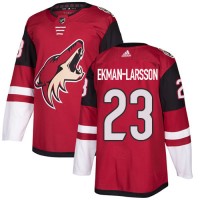 Adidas Arizona Coyotes #23 Oliver Ekman-Larsson Maroon Home Authentic Stitched NHL Jersey