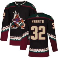 Adidas Arizona Coyotes #32 Antti Raanta Black Alternate Authentic Stitched NHL Jersey