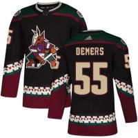 Adidas Arizona Coyotes #55 Jason Demers Black Alternate Authentic Stitched NHL Jersey