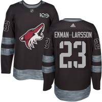 Adidas Arizona Coyotes #23 Oliver Ekman-Larsson Black 1917-2017 100th Anniversary Stitched NHL Jersey