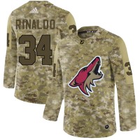 Adidas Arizona Coyotes #34 Zac Rinaldo Camo Authentic Stitched NHL Jersey