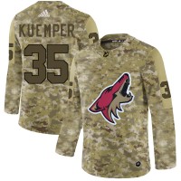 Adidas Arizona Coyotes #35 Darcy Kuemper Camo Authentic Stitched NHL Jersey