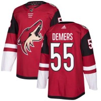 Adidas Arizona Coyotes #55 Jason Demers Maroon Home Authentic Stitched NHL Jersey