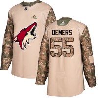 Adidas Arizona Coyotes #55 Jason Demers Camo Authentic 2017 Veterans Day Stitched NHL Jersey