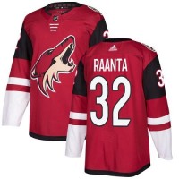 Adidas Arizona Coyotes #32 Antti Raanta Maroon Home Authentic Stitched NHL Jersey