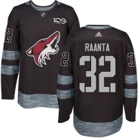 Adidas Arizona Coyotes #32 Antti Raanta Black 1917-2017 100th Anniversary Stitched NHL Jersey