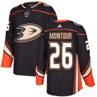 Adidas Anaheim Ducks #26 Brandon Montour Black Home Authentic Stitched NHL Jersey