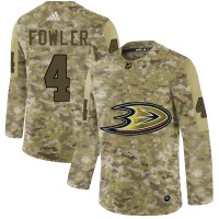 Adidas Anaheim Ducks #4 Cam Fowler Camo Authentic Stitched NHL Jersey