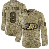 Adidas Anaheim Ducks #8 Teemu Selanne Camo Authentic Stitched NHL Jersey