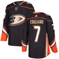 Adidas Anaheim Ducks #7 Andrew Cogliano Black Home Authentic Stitched NHL Jersey