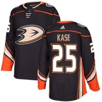 Adidas Anaheim Ducks #25 Ondrej Kase Black Home Authentic Stitched NHL Jersey