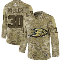 Adidas Anaheim Ducks #30 Ryan Miller Camo Authentic Stitched NHL Jersey