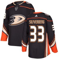 Adidas Anaheim Ducks #33 Jakob Silfverberg Black Home Authentic Stitched NHL Jersey