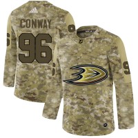 Adidas Anaheim Ducks #96 Charlie Conway Camo Authentic Stitched NHL Jersey