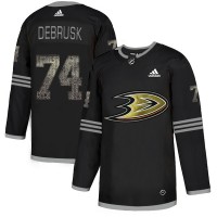 Adidas Anaheim Ducks #74 Jake DeBrusk Black Authentic Classic Stitched NHL Jersey