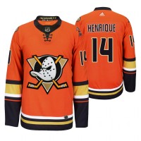 Anaheim Anaheim Ducks #14 Adam Henrique Men's 2019-20 Third Orange Alternate Stitched NHL Jersey