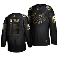 Adidas Anaheim Ducks #15 Ryan Getzlaf Men's 2019 Black Golden Edition Authentic Stitched NHL Jersey