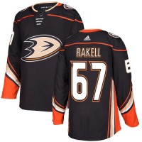 Adidas Anaheim Ducks #67 Rickard Rakell Black Home Authentic Stitched NHL Jersey