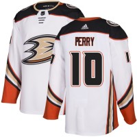 Adidas Anaheim Ducks #10 Corey Perry White Road Authentic Stitched NHL Jersey