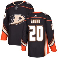 Adidas Anaheim Ducks #20 Pontus Aberg Black Home Authentic Stitched NHL Jersey