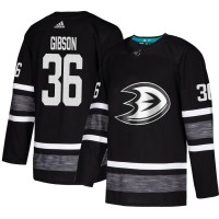 Adidas Anaheim Ducks #36 John Gibson Black Authentic 2019 All-Star Stitched NHL Jersey