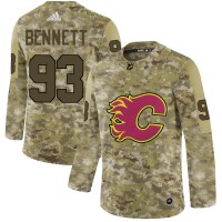 Adidas Calgary Flames #93 Sam Bennett Camo Authentic Stitched NHL Jersey