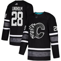 Adidas Calgary Flames #28 Elias Lindholm Black 2019 All-Star Game Parley Authentic Stitched NHL Jersey