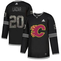 Adidas Calgary Flames #20 Curtis Lazar Black Authentic Classic Stitched NHL Jersey