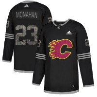 Adidas Calgary Flames #23 Sean Monahan Black Authentic Classic Stitched NHL Jersey