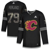 Adidas Calgary Flames #79 Michael Ferland Black Authentic Classic Stitched NHL Jersey