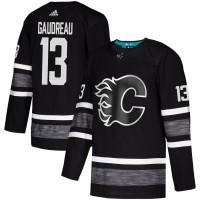Adidas Calgary Flames #13 Johnny Gaudreau Black Authentic 2019 All-Star Stitched NHL Jersey