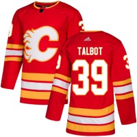 Adidas Calgary Flames #39 Cam Talbot Red Alternate Authentic Stitched NHL Jersey