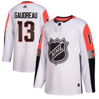 Adidas Calgary Flames #13 Johnny Gaudreau White 2018 All-Star Pacific Division Authentic Stitched NHL Jersey