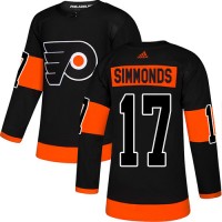 Adidas Philadelphia Flyers #17 Wayne Simmonds Black Alternate Authentic Stitched NHL Jersey