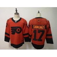 Adidas Philadelphia Flyers #17 Wayne Simmonds Orange 2019 Stadium Series Stitched NHL Jersey