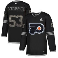 Adidas Philadelphia Flyers #53 Shayne Gostisbehere Black Authentic Classic Stitched NHL Jersey
