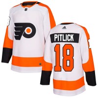 Adidas Philadelphia Flyers #18 Tyler Pitlick White Road Authentic Stitched NHL Jersey