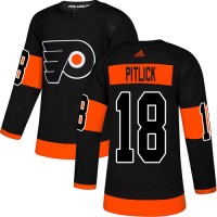 Adidas Philadelphia Flyers #18 Tyler Pitlick Black Alternate Authentic Stitched NHL Jersey