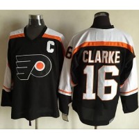 Philadelphia Flyers #16 Bobby Clarke Black CCM Throwback Stitched NHL Jersey