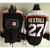 Philadelphia Flyers #27 Ron Hextall Black CCM Throwback Stitched NHL Jersey
