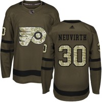 Adidas Philadelphia Flyers #30 Michal Neuvirth Green Salute to Service Stitched NHL Jersey