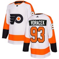 Adidas Philadelphia Flyers #93 Jakub Voracek White Road Authentic Stitched NHL Jersey
