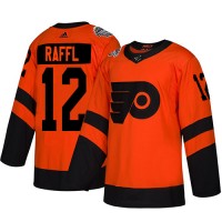 Adidas Philadelphia Flyers #12 Michael Raffl Orange Authentic 2019 Stadium Series Stitched NHL Jersey